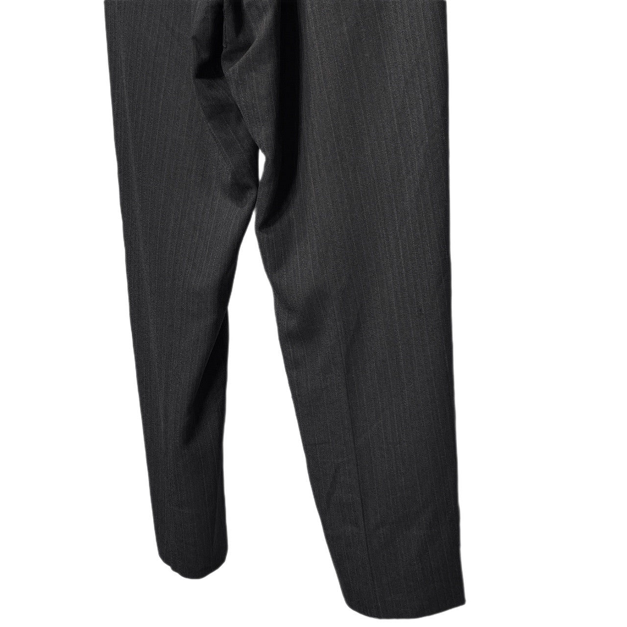 Y's for men ウールストライプ1タックテーパードパンツ スラックス トラウザーズ ボトムス Yohji Yamamoto Pour Homme ヨウジヤマモトプールオム ワイズフォーメン メンズ