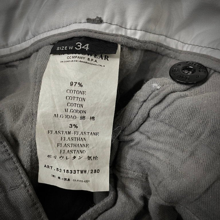 STONE ISLAND 10AW ストレッチコットンスリムテーパードカーゴパンツ Archive ボトムス ストーンアイランド メンズ