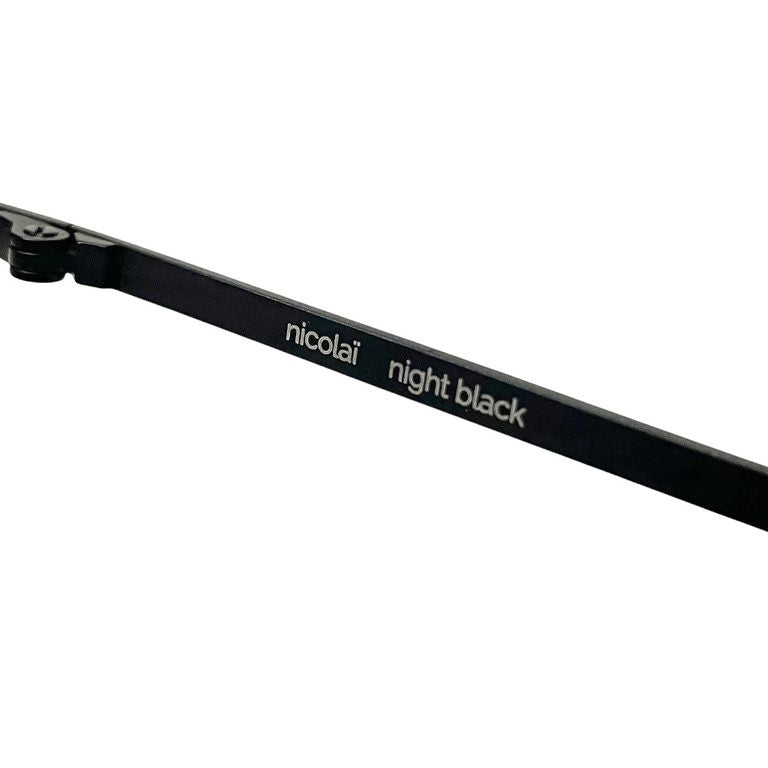 Komorebi Eyewear NICOLAI col. night black PVDコーティングチタンフレーム多角形メガネ 眼鏡 コモレビ アイウェア メンズ レディース ユニセックス