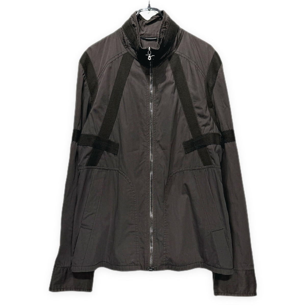DOLCE&GABBANA 03AW テーピングデザインパラシュートジャケット ブルゾン コート アウター Archive 00s D&G ドルチェアンドガッバーナ メンズ