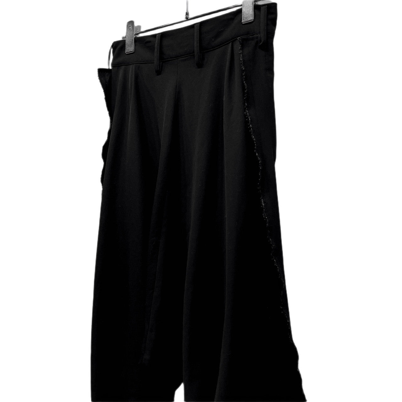 LIMI feu 16AW ウールギャバジンサイドカットオフサルエルパンツ ボトムス 裁ち切り Yohji Yamamoto Femme リミフゥ ヨウジヤマモト レディース