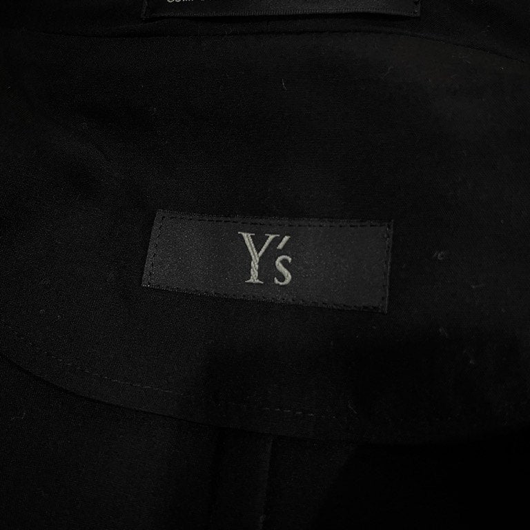 Y's 19SS テンセルローンボタンレスロングコート ジャケット ブルゾン アウター Yohji Yamamoto Femme ヨウジヤマモトファム ワイズ レディース