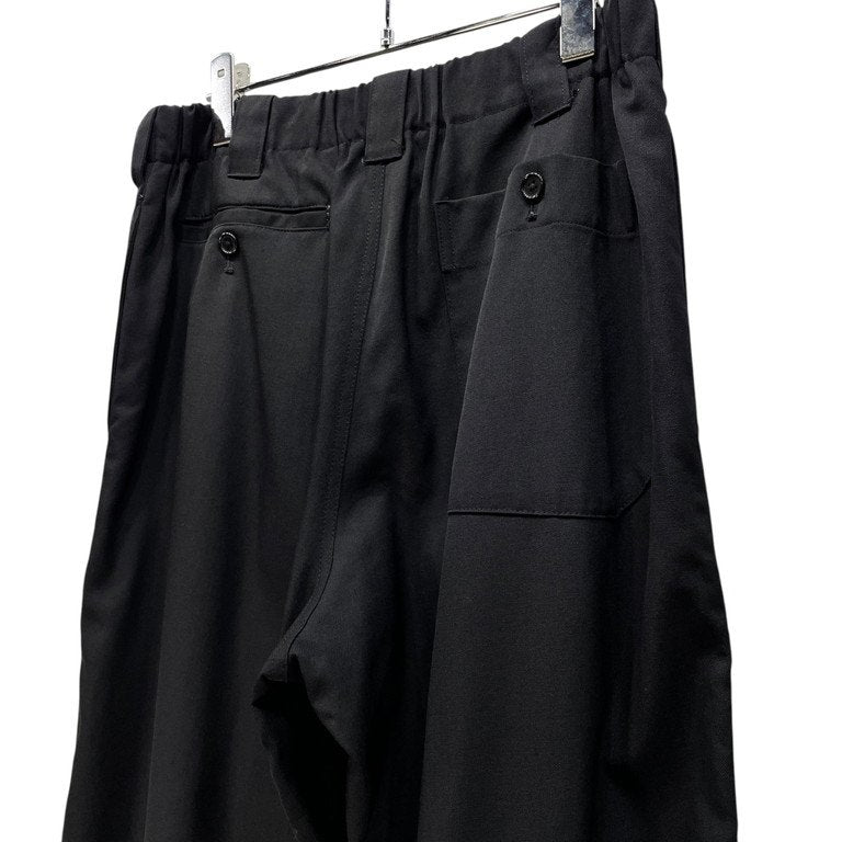 Y's for men ウールギャバジンウエストゴムシャーリング側章イージーパンツ サイドライン ボトムス Archive Yohji Yamamoto Pour Homme ヨウジヤマモトプールオム ワイズフォーメン メンズ