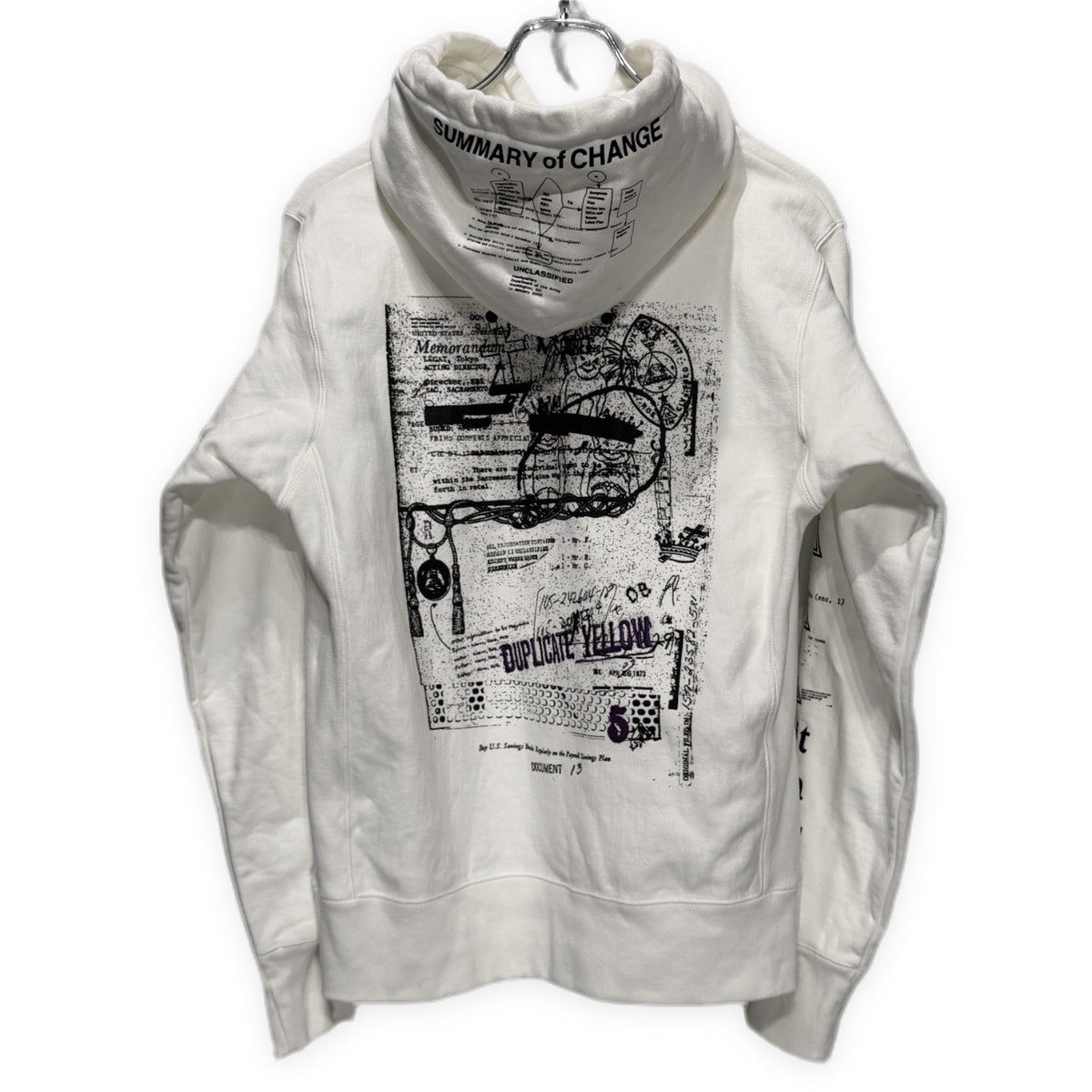 stlTH × UNDERCOVER Civilian Inmate Labor Program プリントプルオーバーパーカー 刺繍 トップス アウター 横山SAKEVI G.I.S.M. FUUDOBRAIN ギズム サケビ ステルス アンダーカバー メンズ
