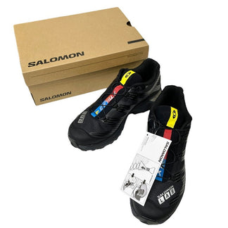 SALOMON XT-4 OG BLACK EBONY SILVER METALLIC X クイックレースローカットスニーカー シューズ 靴 クツ 471329 未使用タグ付き 27.5cm