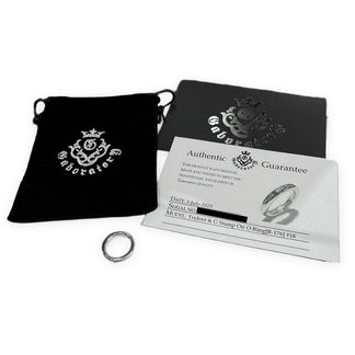 GABORATORY Trident & G Stamp On O-Ring トライデント&Gスタンプ刻印オーリング マルカン 指輪 アクセサリー 18号 定価47,916円 ガボール ガボラトリー メンズ レディース ユニセックス