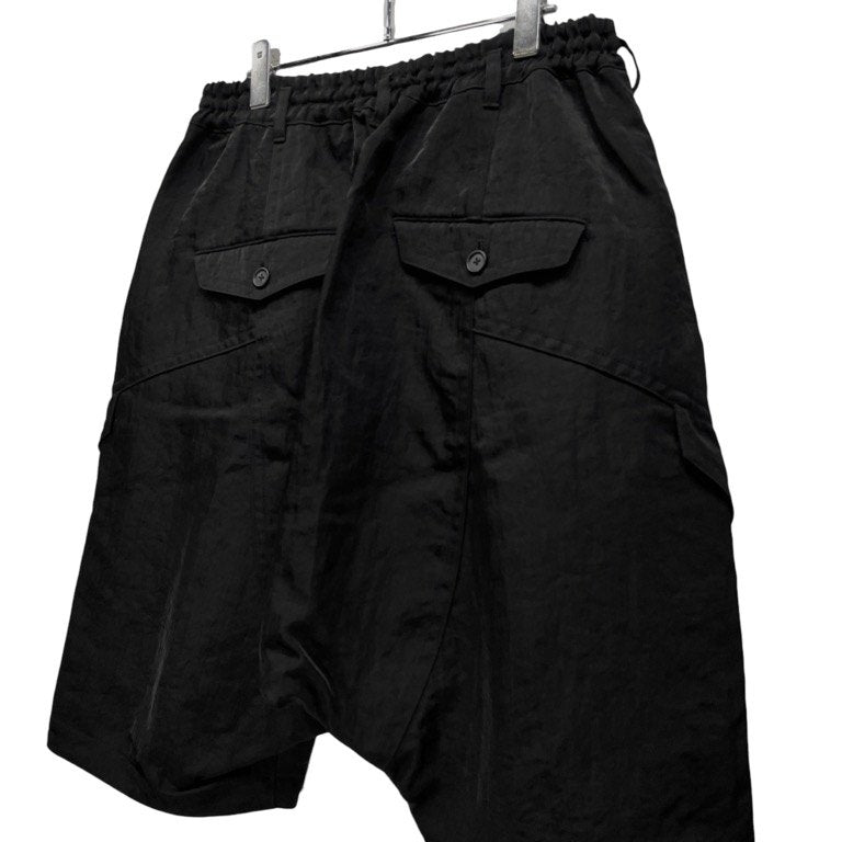 S'YTE Yohji Yamamoto ナイロンサージサルエルハーフカーゴパンツ ショート ショーツ ボトムス タグ付き 定価29,700円 サイト ヨウジヤマモト メンズ レディース ユニセックス