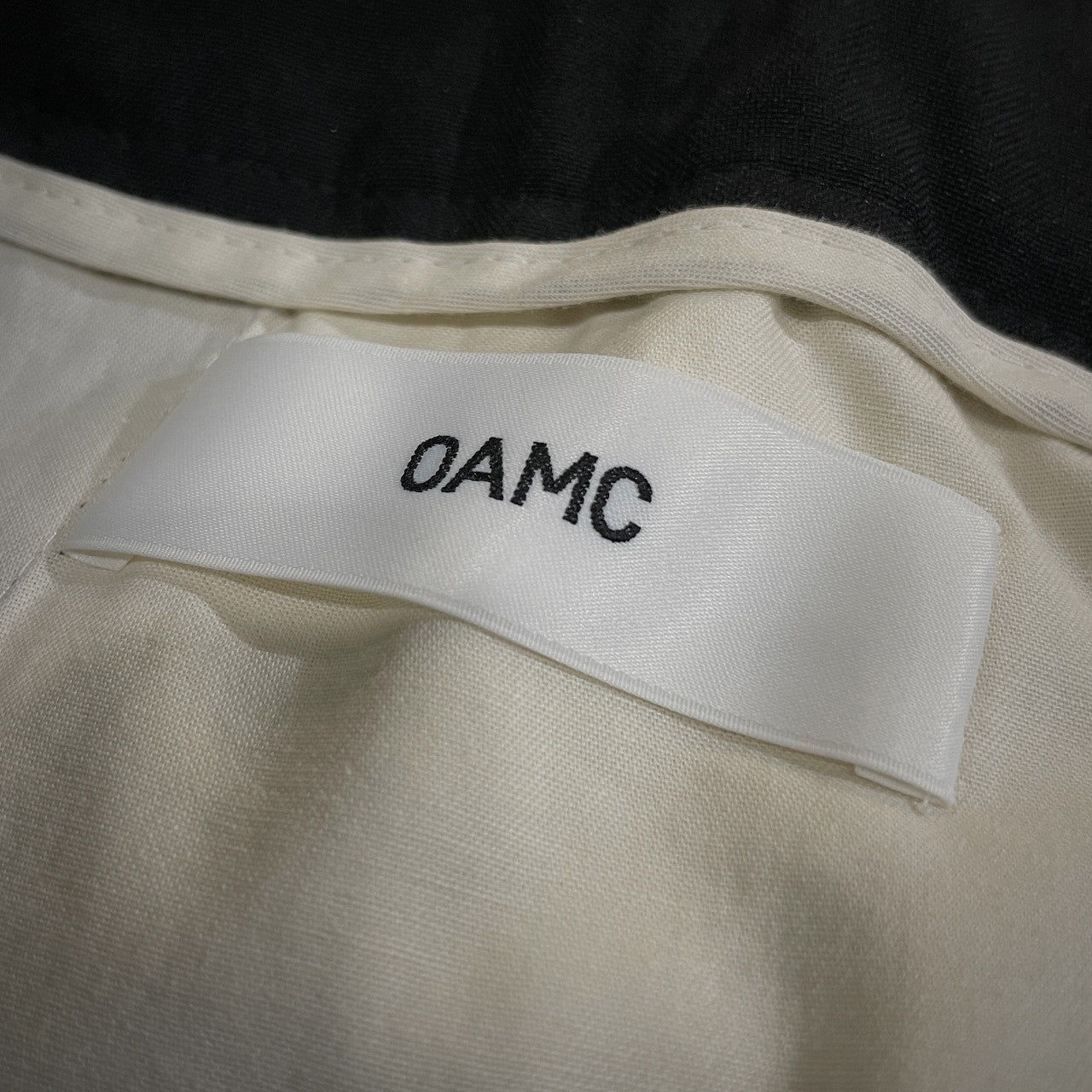 OAMC 24SS Regs Short ポリエステルトロピカルジップデザインウエストベルトショーツ ハーフパンツ ボトムス OVER ALL MASTER CLOTH  メンズ