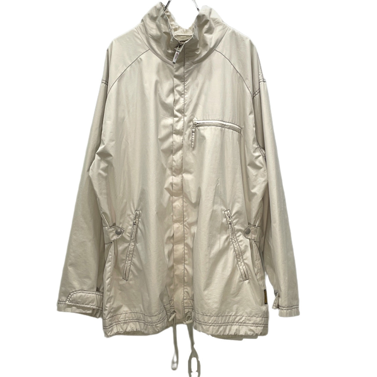 ARMANI JEANS ポリエステルタフタオーバーサイズハイネックブルゾン ジャケット コート アウター Archive 90s アルマーニ ジーンズ メンズ