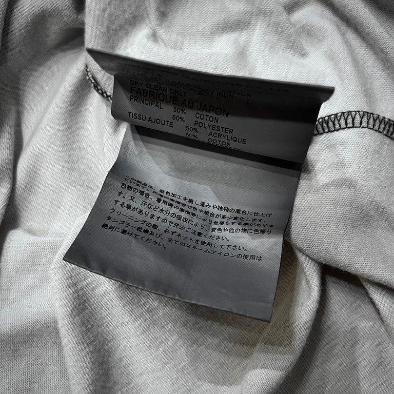 COMME des GARCONS HOMME PLUS EVER GREEN 03AW カーブ復刻 ラグランスリーブツートーンVネックTシャツ カットソー Tee T-shirt トップス バイカラー Archive 09SS Curve コムデギャルソンオムプリュス エバーグリーン メンズ