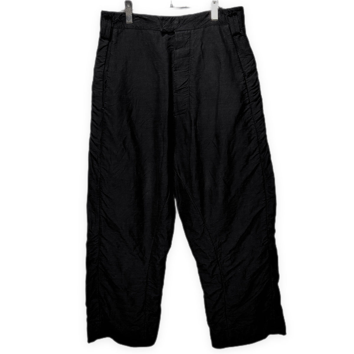 SOSNOVSKA リネンコットンサイドシームパッカリングサルエルワイドパンツ ボトムス ソスノブスカ メンズ