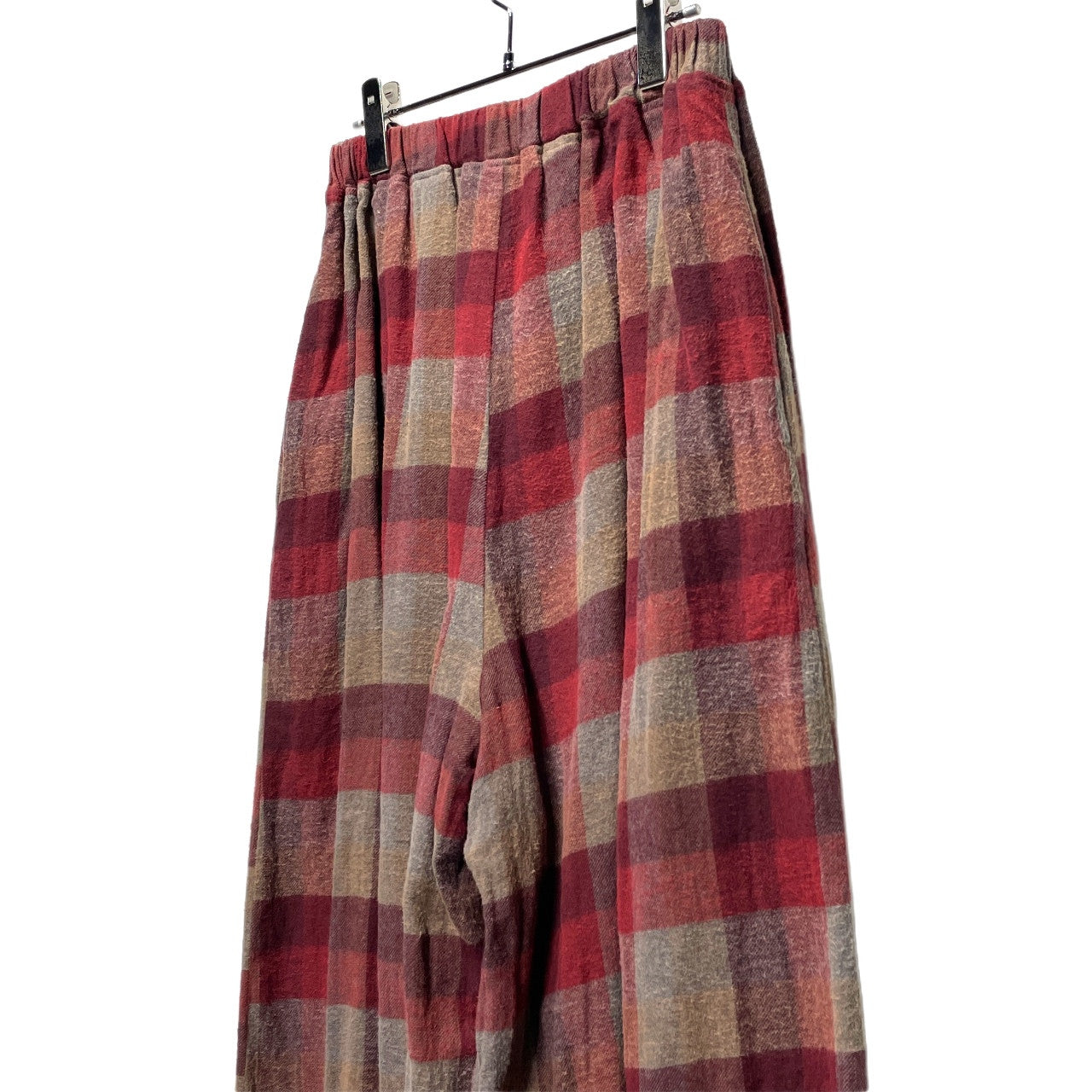 kujaku by Takuma Nishizaka balloon easy pants コットンフランネルチェックバルーンイージーパンツ 定価45,100円 P-623 ボトムス クジャク メンズ レディース ユニセックス