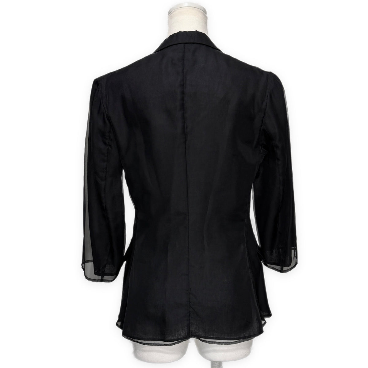 Y's シースルーポリエステルレイヤードセットアップ ジャケット スカート シアー スーツ Archive 90s Yohji Yamamoto Femme ヨウジヤマモトファム ワイズ レディース