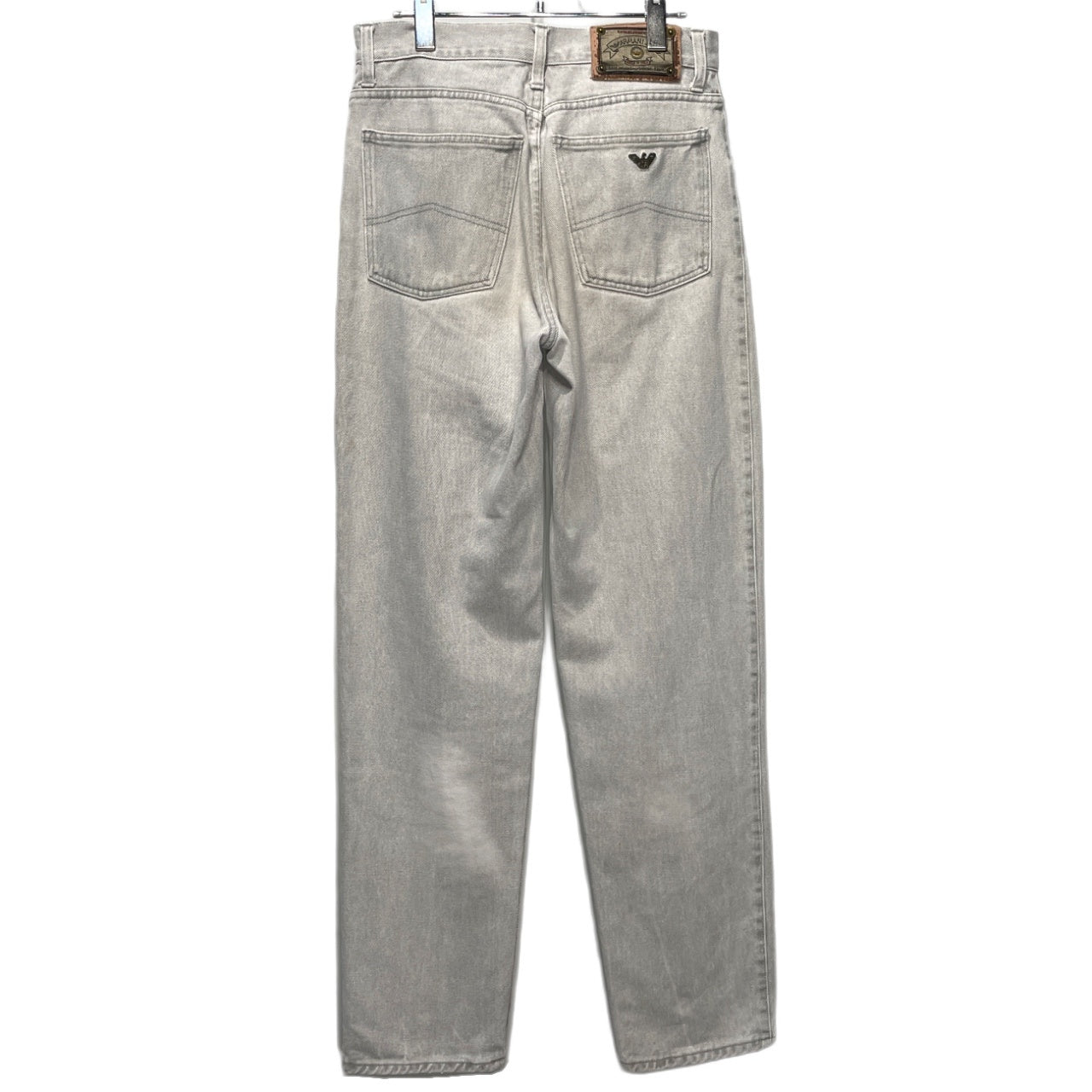 ARMANI JEANS グレーデニムワイドテーパードパンツ ジーンズ ボトムス Archive 90s アルマーニ ジーンズ メンズ