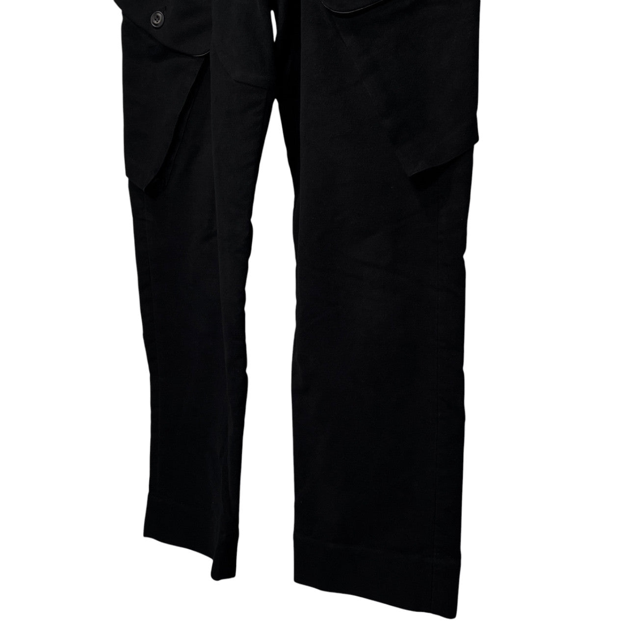 JOHN ALEXANDER SKELTON 20AW CVIII コットンフランネルサスペンダー付ミリタリートラウザーズパンツ カーゴ ボトムス モールスキン シンチバック ジョンアレキサンダースケルトン メンズ
