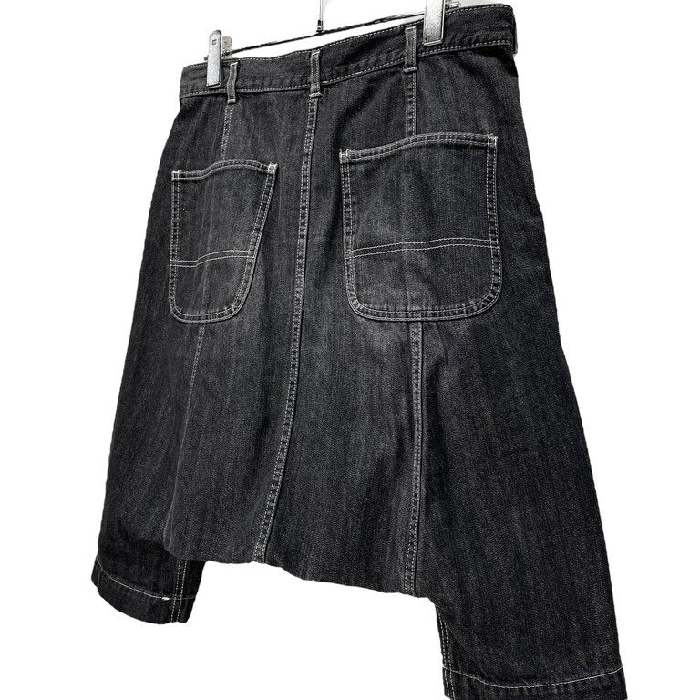 BLACK COMME des GARCONS ブラックデニムサルエルパンツ ドロップクロッチ ボトムス ブラック コムデギャルソン メンズ レディース ユニセックス