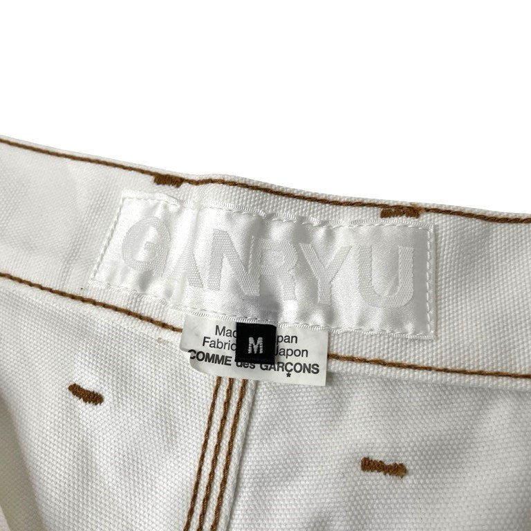 GANRYU 15SS コットンキャンバスハーフペインターパンツ ショート ショーツ ボトムス COMME des GARCONS ガンリュウ コムデギャルソン メンズ