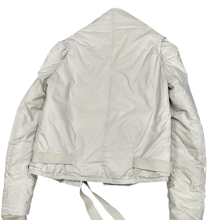 Rick Owens 05AW MOOG COTTON BONDAGE PUFFER DOWN BOMBER JACKET コットンブロードボンテージダウンボンバージャケット Archive 00s 中綿 ブルゾン コート アウター リックオウエンス メンズ