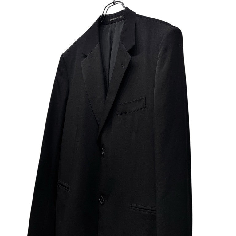 Yohji Yamamoto COSTUME D'HOMME 21AW ウールギャバジン袖裏地ストライプ2Bテーラードジャケット ブレザー ブルゾン コート アウター Pour Homme ヨウジヤマモト コスチュームドオム メンズ