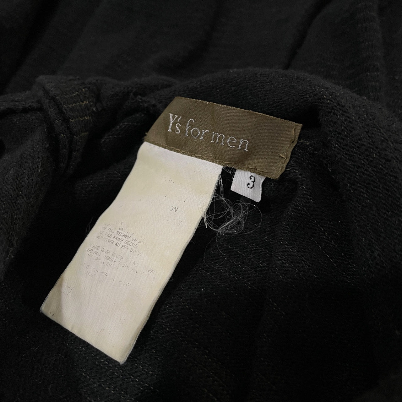 Y's for men カットオフハイネック細ボーダーリブTシャツ カットソー タートルネック Tee T-shirt トップス Archive Yohji Yamamoto Pour Homme ワイズフォーメン ヨウジヤマモトプールオム メンズ