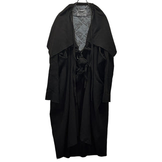 Vivienne Westwood MAN ウールツイードカットオフ結び紐ボタンロングケープコート Archive ジャケット ブルゾン アウター マント ヴィヴィアンウエストウッド マン メンズ