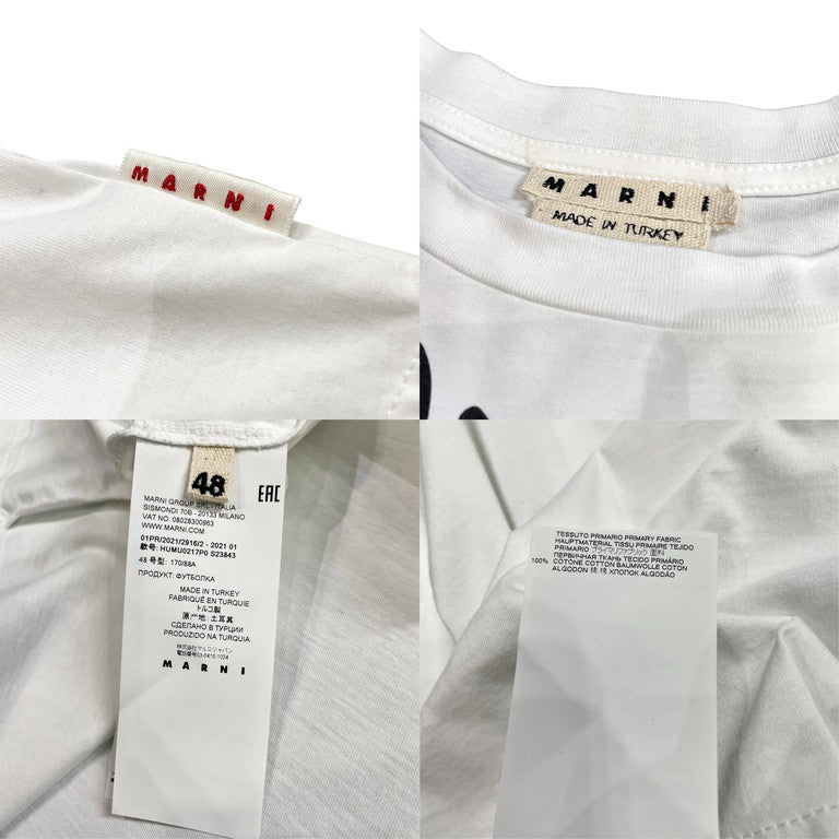 MARNI 21SS WITHOUT ME プリントオーバーサイズロングスリーブカットソー Tシャツ Tee T-shirt 長袖