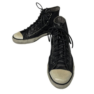 JOHN VARVATOS x CONVERSE レザースタッズハイカットスニーカー シューズ ALL STAR 靴 クツ Archive 00s 鋲 ダブルネーム コラボレーション ジョンバルベイトス メンズ