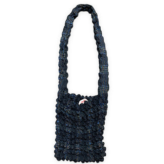 MASU POPCORN BAG プリーツ加工チェック柄ショルダーバッグ 鞄 カバン 服飾小物 エムエーエスユー メンズ レディース ユニセックス