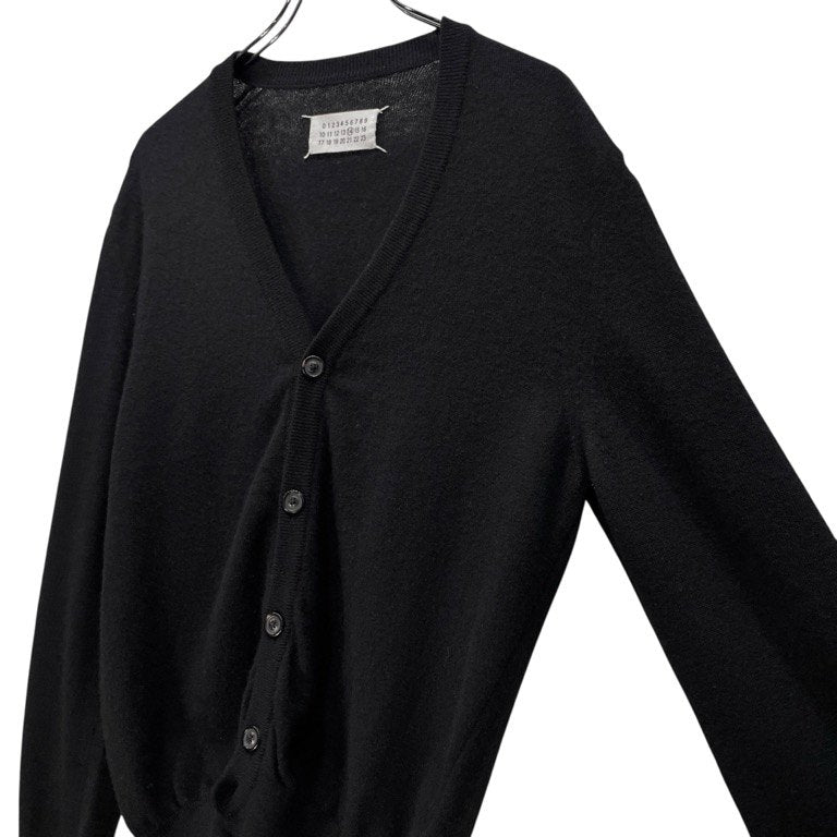 Maison Martin Margiela 14 08AW レザーエルボーパッチニットカーディガン Archive ここのえ セーター トップス メゾンマルタンマルジェラ メンズ