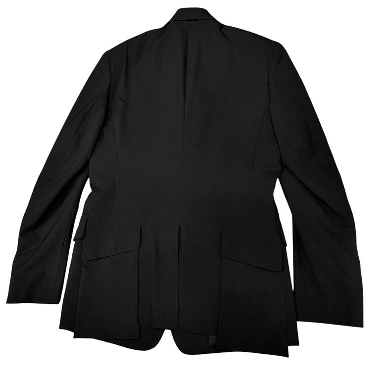 Y's for men ウールトロピカルバックポケットデザイン2Bテーラードジャケット ブレザー ブルゾン コート アウター Archive Yohji Yamamoto Pour Homme ヨウジヤマモトプールオム ワイズフォーメン メンズ