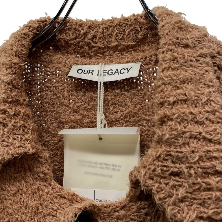 OUR LEGACY 22SS BIG CARDIGAN CARAMEL CLOUDY COTTON レザーボタンキャラメルクラウディコットンニットカーディガン タグ付き アワーレガシー メンズ