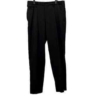 Yohji Yamamoto Pour Homme ウールギャバジン脇テープノータックテーパードパンツ サイドライン 側章 Archive 00s ボトムス ヨウジヤマモトプールオム メンズ