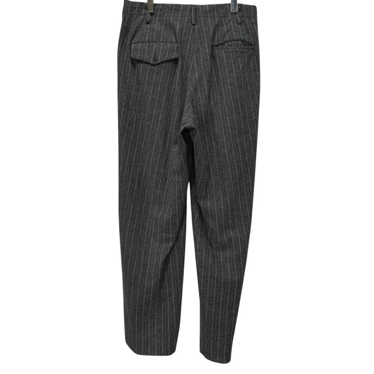 Y's for men グレーストライプウールツイードセットアップスーツ テーラードジャケット パンツ スラックス トラウザーズ Archive 90s Yohji Yamamoto Pour Homme ワイズフォーメン ヨウジヤマモトプールオム メンズ