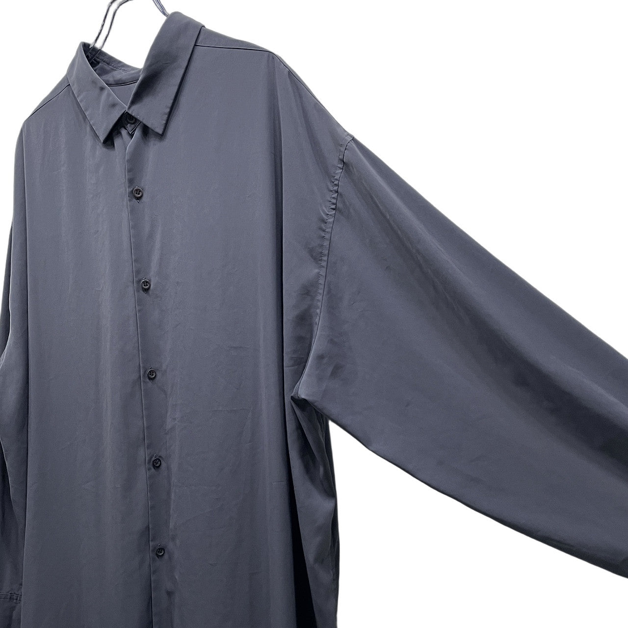 LAD MUSICIAN 20SS Back-Front Long Shirt ポリエステルデシンバックフロントロングシャツ ブラウス トップス アウター ラッドミュージシャン メンズ