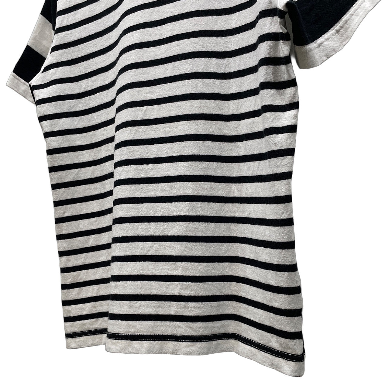 JUNYA WATANABE COMME des GARCONS MAN PINK × 古武家賢太郎 03SS マルチボーダー切替アートプリントTシャツ カットソー Tee T-shirt 半袖 トップス Archive ジュンヤワタナベ コムデギャルソン マン ピンク レディース