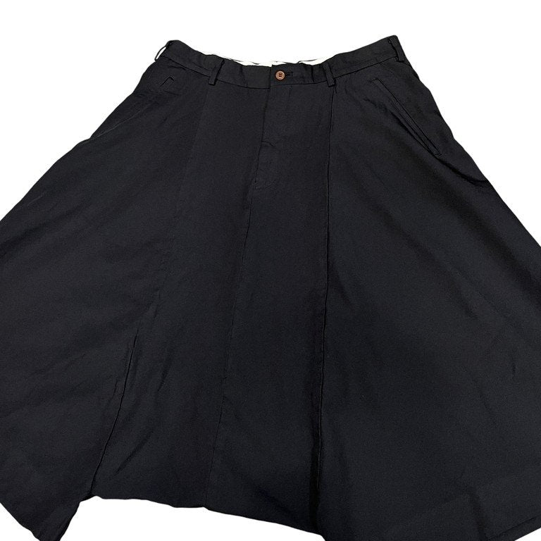 COMME des GARCONS HOMME PLUS 16SS ポリエステル縮絨サルエルワイドパンツ ポリ縮 ブロークンテーラリング Broken Tailoring Archive CDG コムデギャルソンオムプリュス メンズ