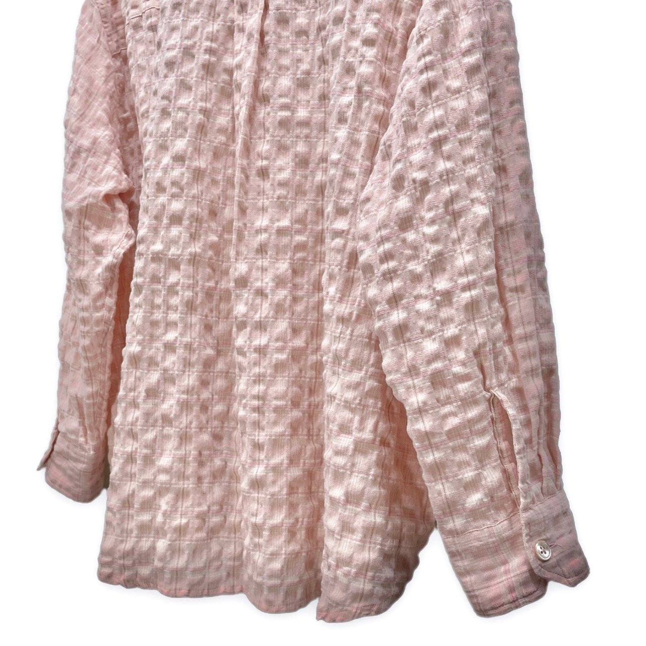 OUR LEGACY 24SS BORROWED SHIRT 皺加工ガーゼチェックシャツ シワ ブラウス トップス M2242BP アワーレガシー メンズ