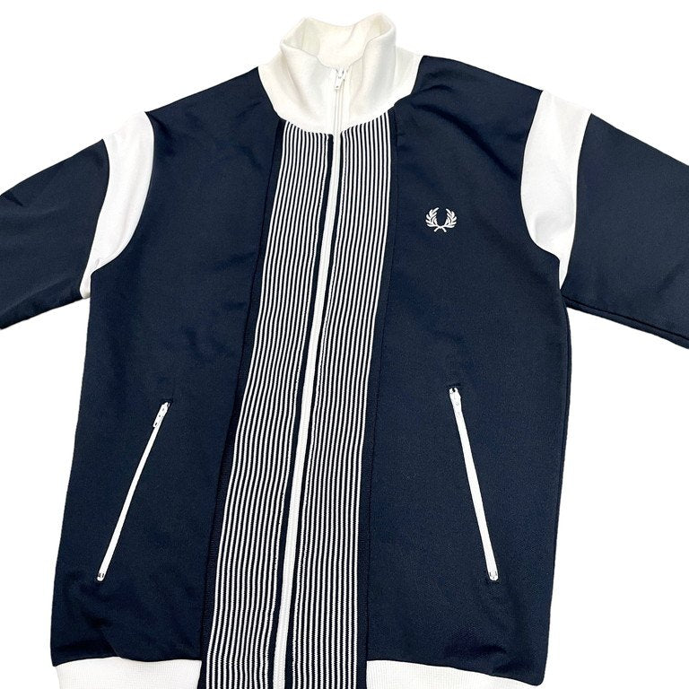 COMME des GARCONS SHIRT × FRED PERRY 06AW 切替ジップアップトラックジャケット ブルゾン ジャージ Archive