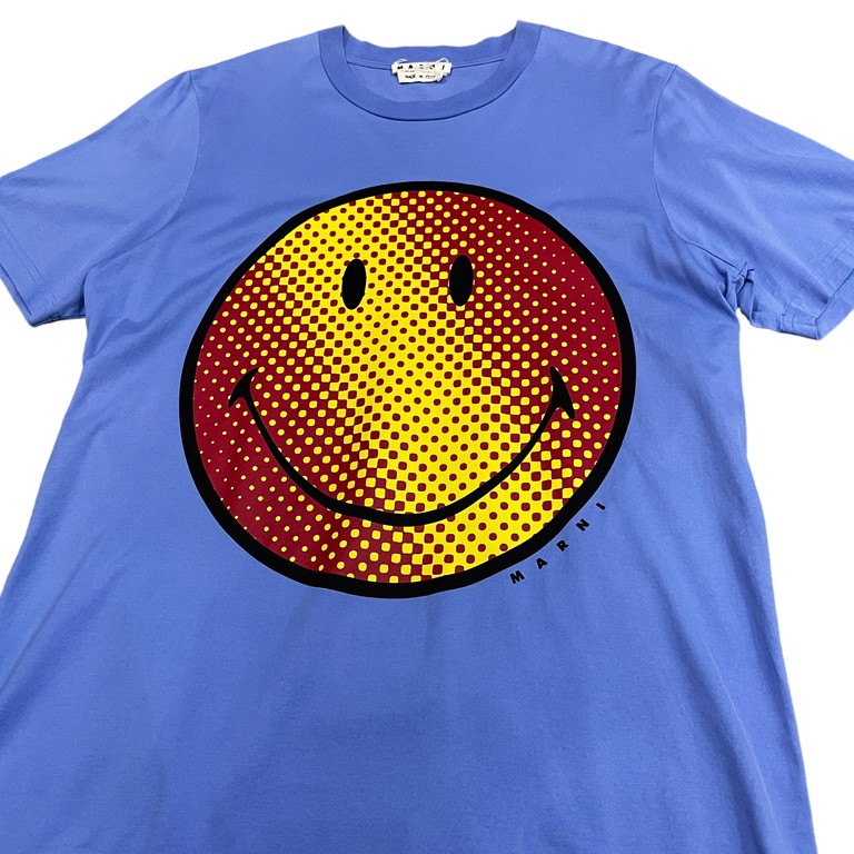 MARNI 20AW スマイリーロゴプリントクルーネックTシャツ カットソー 半袖 SMILEY Tee T-shirt