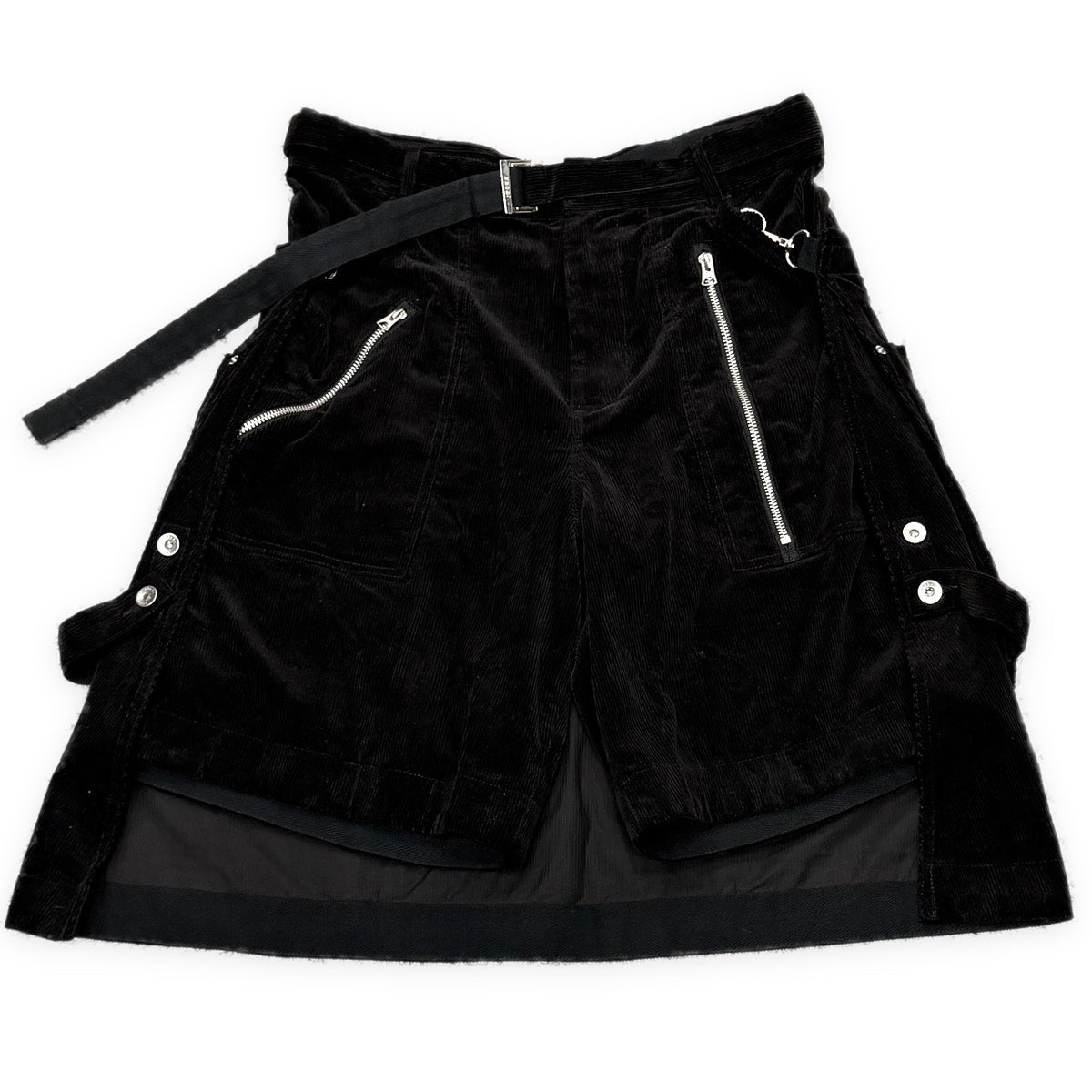 sacai 21AW コットンコーデュロイバムフラップハーフパンツ ボトムス ショート ショーツ 21-02630M サカイ メンズ