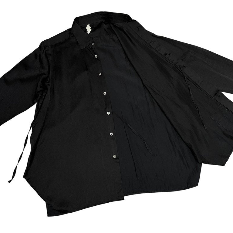 SOSHIOTSUKI KIMONO BREASTED SHIRTS コットンシルクサテンキモノブレステッドシャツ ブラウス トップス ソウシオオツキ メンズ