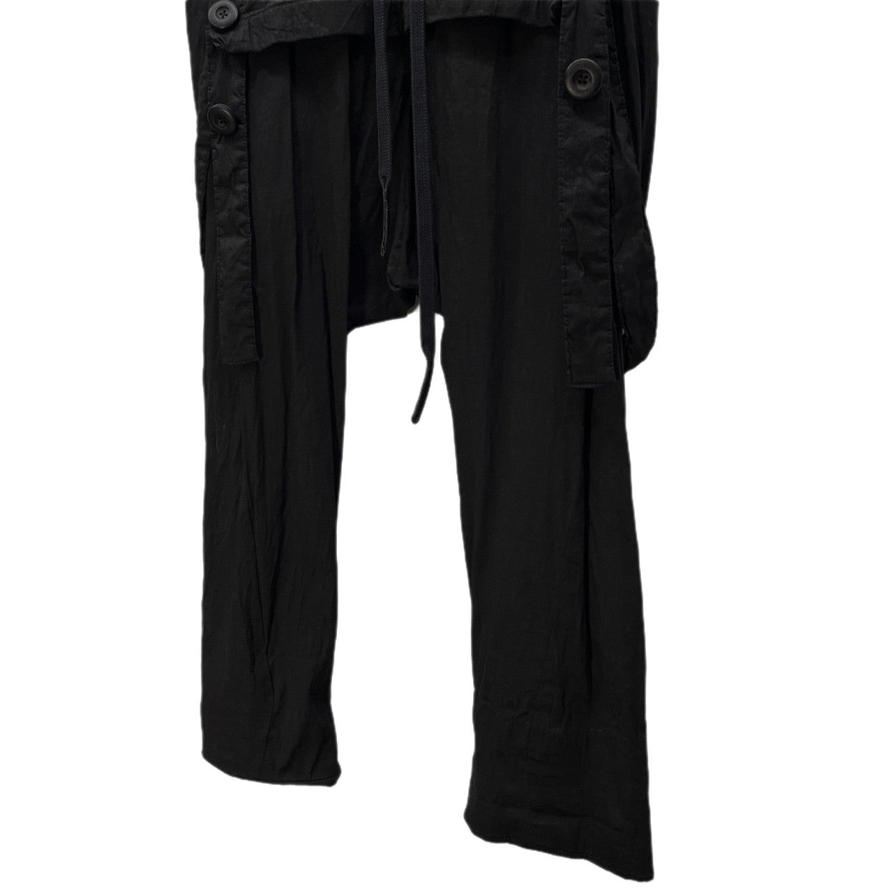 A.F ARTEFACT ストレッチリネンレーヨンオーバーオールサルエルパンツ サスペンダー ボトムス エーエフ アーティファクト メンズ