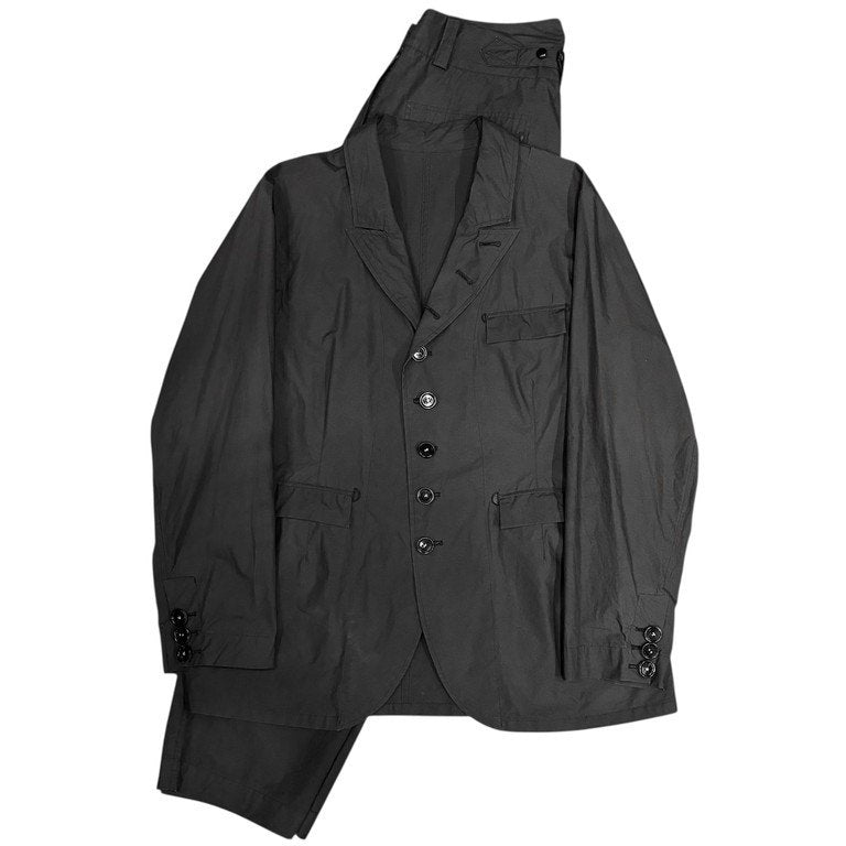 daska Basic Jacket & Basic Tapered Pants Setup コットンタイプライターベーシックワークジャケット パンツ セットアップスーツ テーラード 定価約70,000円 ダスカ メンズ レディース ユニセックス