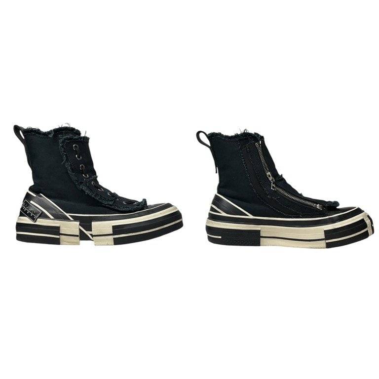 Y's × VESSEL 21AW HIGH-CUT SNEAKERS コットンキャンバスカットオフボリュームソール2WAYハイカットスニーカー シューズ ブーツ 靴 クツ Yohji Yamamoto ヨウジヤマモト ワイズ レディース ヴェセル
