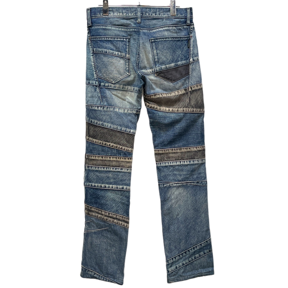 BLACK BARRET by Neil Barrett パッチワークハギデニムパンツ ジーンズ ボトムス ブラックバレット ニールバレット メンズ