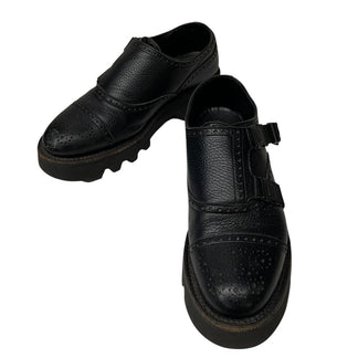 foot the coacher ダブルモンクストラップボリュームソールレザーブローグシューズ 短靴 クツ チップ 7 1/2 25.5cm フットザコーチャー メンズ