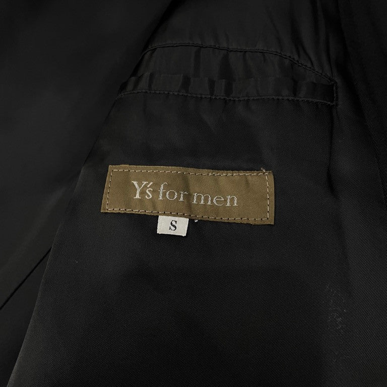 Y's for men ウールギャバジン3Bオーバーサイズテーラードジャケット ブルゾン コート アウター Archive 90s Yohji Yamamoto Pour Homme ヨウジヤマモトプールオム ワイズフォーメン メンズ