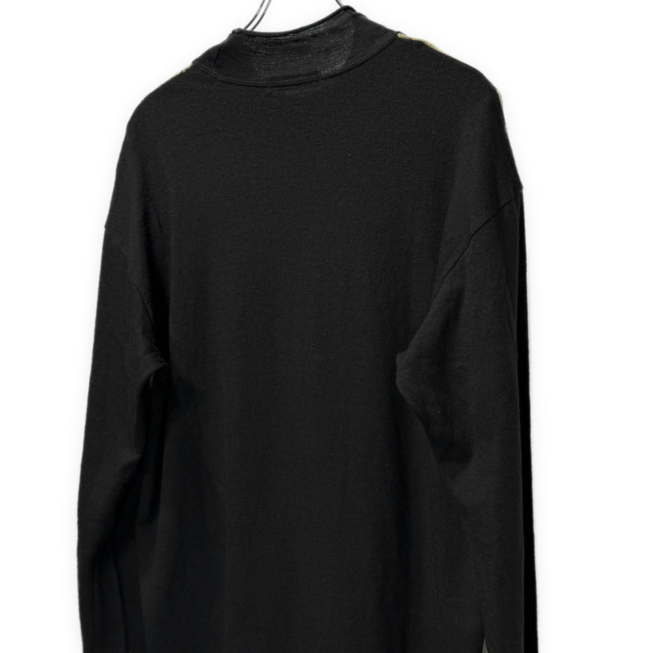 ISSEY MIYAKE MEN 00AW 製品染めシームラインデザインモックネックニットセーター トップス Archive 00s イッセイミヤケメン メンズ