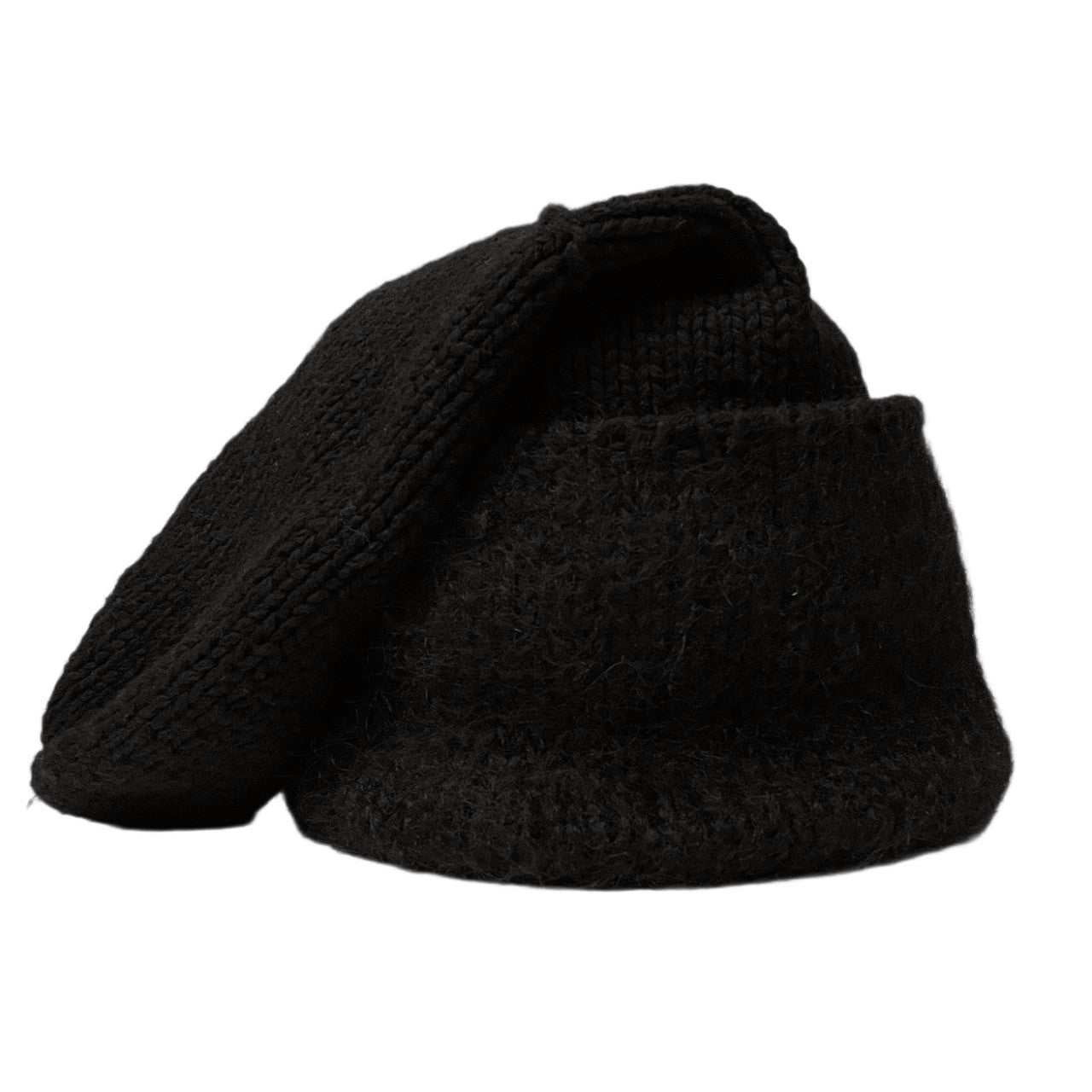 Yohji Yamamoto Pour Homme 96AW オーバーサイズロングニットキャップ 変形 Archive 90s 脱色期 帽子 ハット ヨウジヤマモトプールオム メンズ