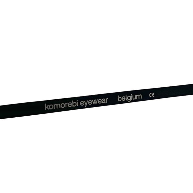 Komorebi Eyewear NICOLAI col. night black PVDコーティングチタンフレーム多角形メガネ 眼鏡 コモレビ アイウェア メンズ レディース ユニセックス